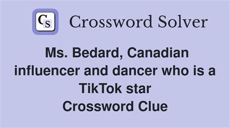 youtuber and tiktok star nyt|YouTuber or TikTok star Crossword Clue .